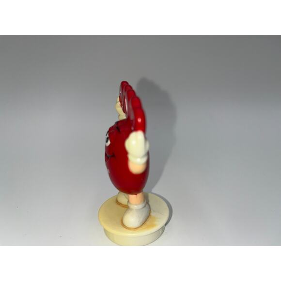 Vintage M&M Valentine's Day Red M & M I love you Heart Cake Topper cupcake OMG - Picture 4 of 9